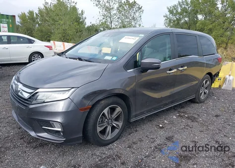 2020 Honda Odyssey Touring from USA, damaged, VIN 5FNRL6H87LB015158